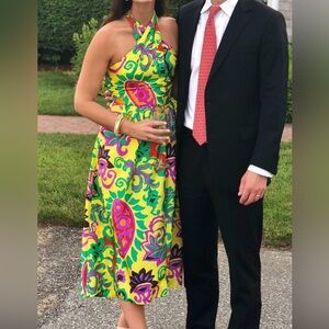 JCREW Vibrant Multicolor Dress